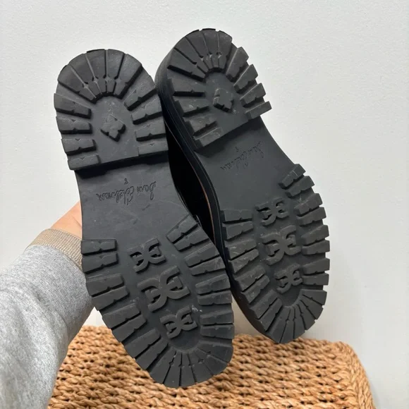 Sam Edelman Black Chunky Loafers Size 8, “Laurs” Leather - Picture 7 of 10